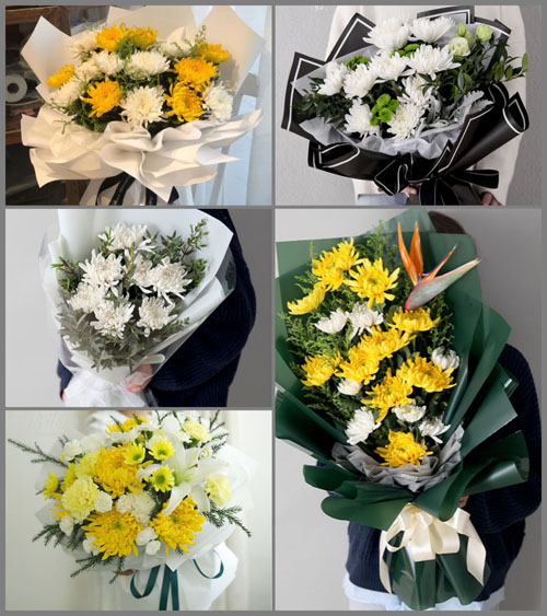 广东深圳市福田区梅林街道龙尾社区白事花束代送